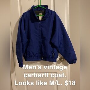 Vintage carhartt coat